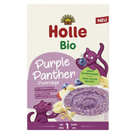 OWSIANKOWA PANTERA BANAN - JABŁKO - JAGODA BEZ DODATKU CUKRÓW OD 1 ROKU BIO 200 g - HOLLE