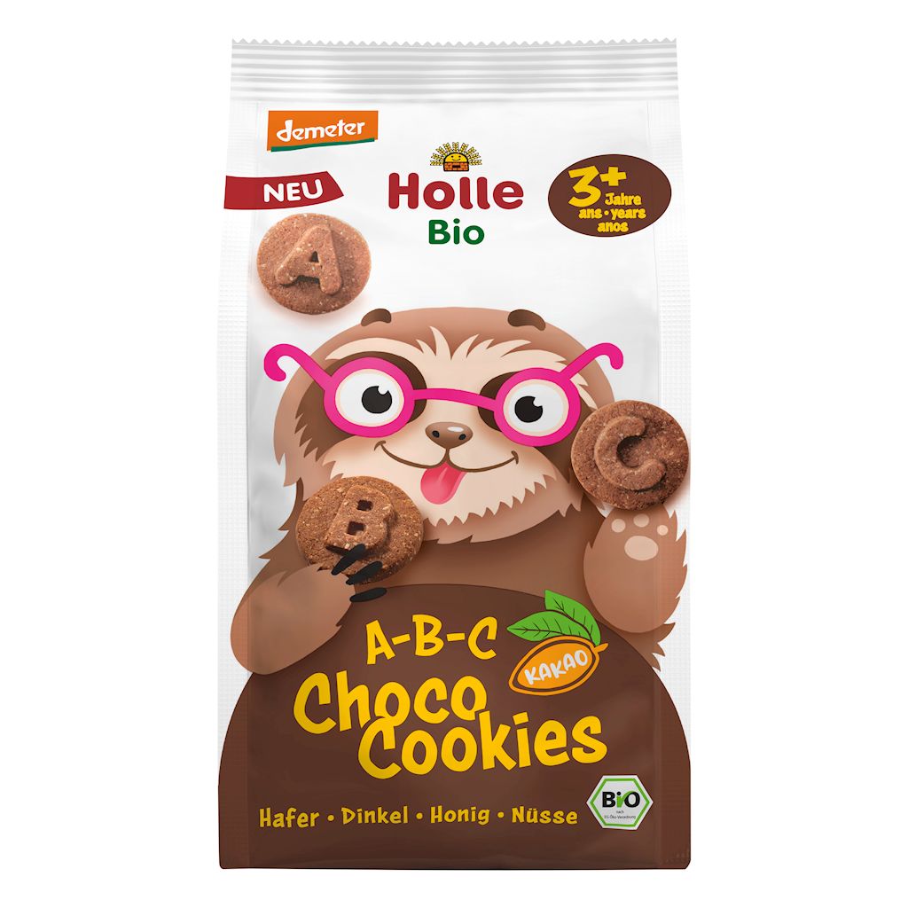 Ciasteczka kakaowo - orzechowe literki abc od 3 roku demeter bio 125 g