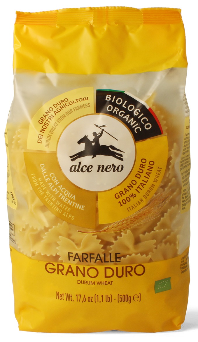Makaron (semolinowy) farfalle bio 500 g