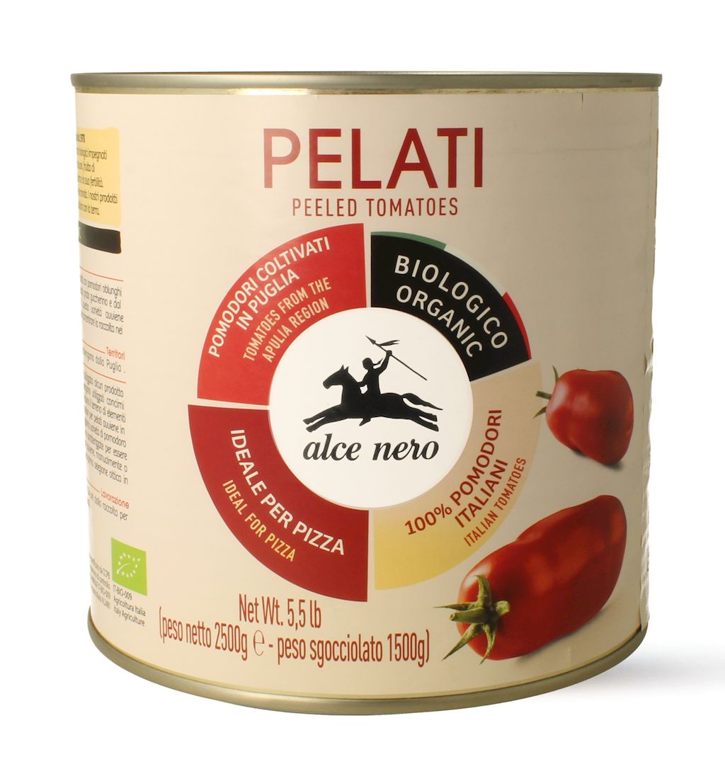 Pomidory pelati bio 2,5 kg (1,5 kg)