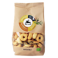 TARALLINI Z OLIWĄ Z OLIWEK EXTRA VIRGIN BIO 250 g - ALCE NERO