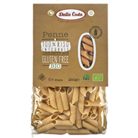 MAKARON (RYŻOWY RAZOWY) PENNE BEZGLUTENOWY BIO 250 g - DALLA COSTA