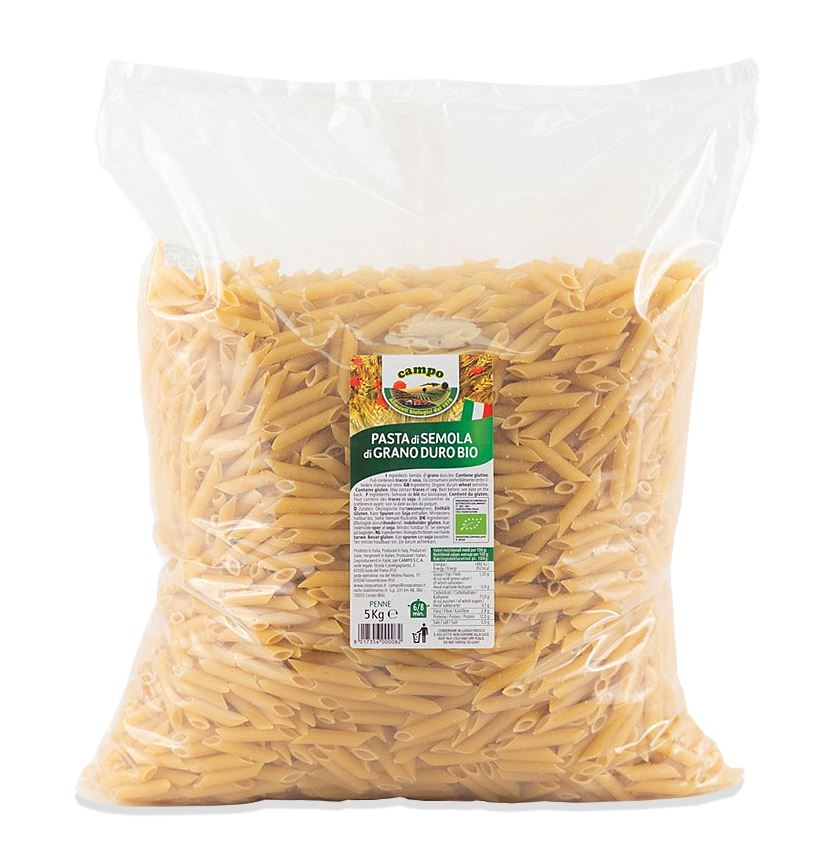 Makaron (semolinowy) penne bio 5 kg