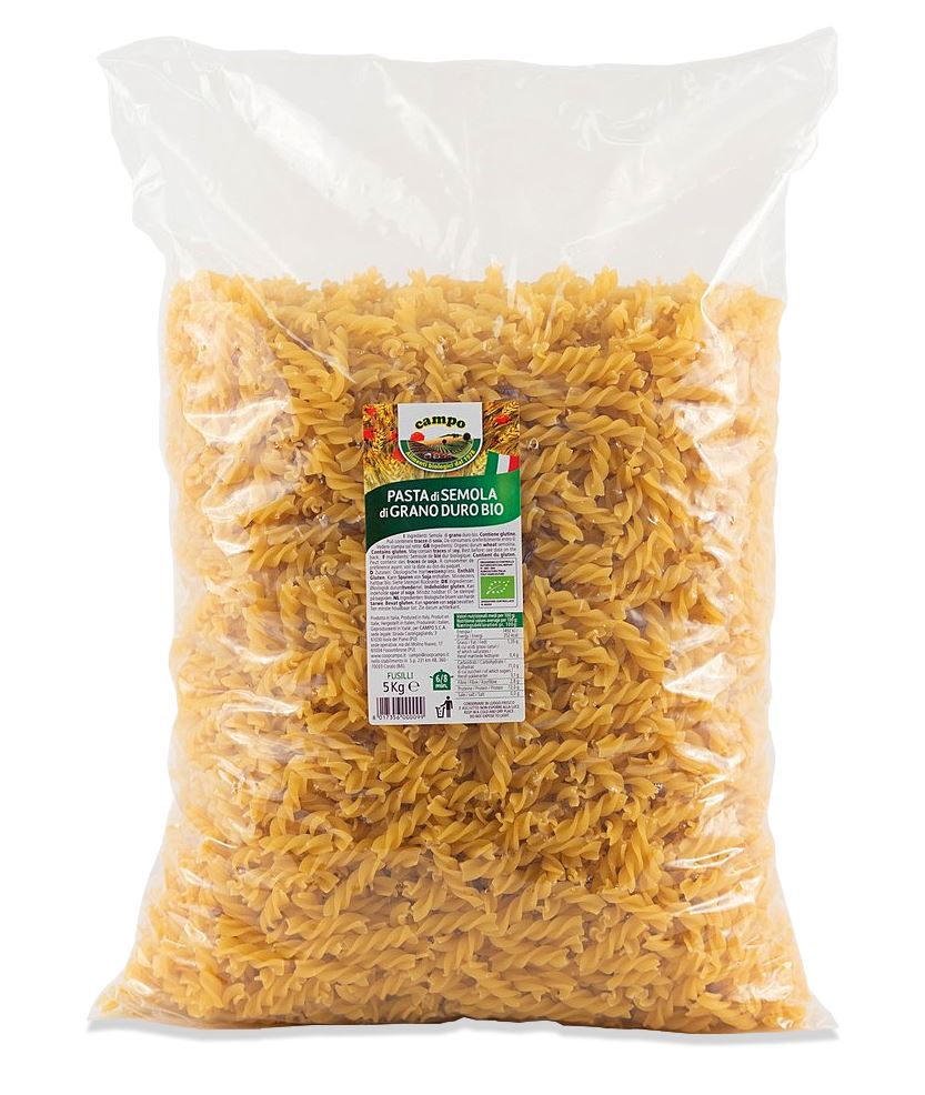 Makaron (semolinowy) świderki bio 5 kg