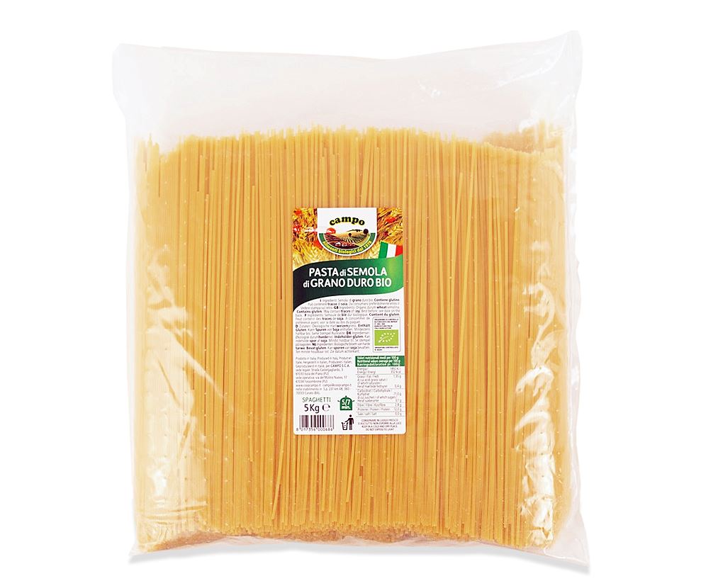 Makaron (semolinowy) spaghetti bio 5 kg