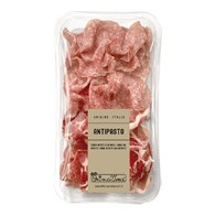 MIX PLASTRÓW DOJRZEWAJĄCYCH (SCHAB DOJRZEWAJĄCY LONZINO + SALAMI MILANO) BEZGLUTENOWE BIO 70 g - PRIMAVERA