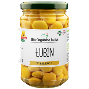 ŁUBIN W ZALEWIE BIO 280 g (200 g) (SŁOIK) - BIO ORGANICA ITALIA