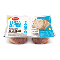 CHLEB TOSTOWY ZBOŻOWY Z ZIARNAMI KROJONY BEZGLUTENOWY (2 x 175 g) 350 g - DORIA