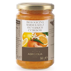 MARMOLADA Z CYTRUSÓW SYCYLIJSKICH BIO 360 g - AGRISICILIA