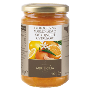 MARMOLADA Z CYTRUSÓW SYCYLIJSKICH BIO 360 g - AGRISICILIA