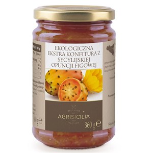 KONFITURA Z OPUNCJI FIGOWEJ SYCYLIJSKIEJ BIO 360 g - AGRISICILIA