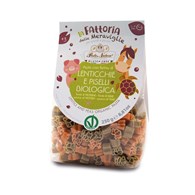 MAKARON (Z SOCZEWICY I GROSZKU) DLA DZIECI ZWIERZĘTA BEZGLUTENOWY BIO 250 g - PASTA NATURA