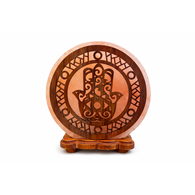 LAMPA SOLNA Z MOTYWEM CHAMSA 5 kg - HIMALAYAN SALT