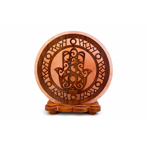 LAMPA SOLNA Z MOTYWEM CHAMSA 5 kg - HIMALAYAN SALT
