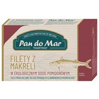 MAKRELA FILETY W BIO SOSIE POMIDOROWYM 120 g - PAN DO MAR