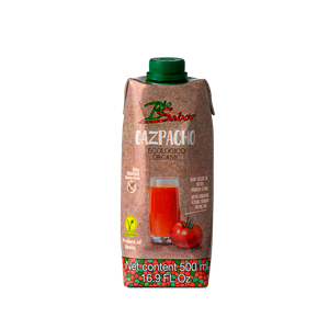 GAZPACHO (HISZPAŃSKA ZUPA WARZYWNA) BEZGLUTENOWA BIO 500 ml - BIOSABOR