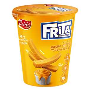 FRYTKI ZIEMNIACZANE SMAŻONE O SMAKU SERA NACHO BEZGLUTENOWE 40 g - BALILA