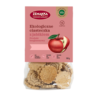 CIASTKA Z JABŁKIEM BEZGLUTENOWE BIO 100 g - ZEMANKA