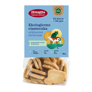 CIASTKA ORKISZOWE ZWIERZAKI BIO 100 g - ZEMANKA