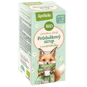 SYROP DLA DZIECI Z TYMIANKU I DZIKIEJ RÓŻY OD 1 ROKU BIO 250 g - APOTHEKE