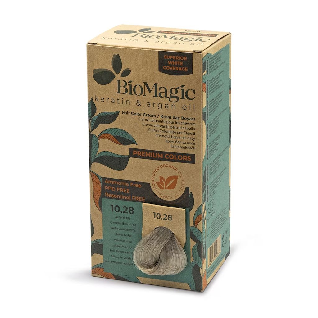 Farba do włosów popielato perłowy jasny naturalny blond (10.28) 170 ml