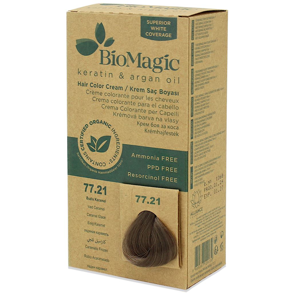 Farba do włosów mrożony karmel (77.21) 250 g