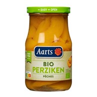 BRZOSKWINIE PLASTRY W LEKKIM SYROPIE BIO 350 g (190 g) (SŁOIK) - AARTS