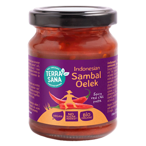 PASTA CHILI SAMBAL OELEK BIO 125 g - TERRASANA