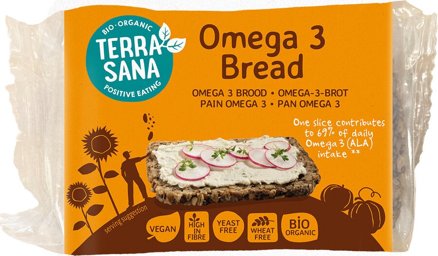 Chleb omega-3 krojony bio 300 g