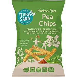 CHRUPKI Z GROCHU O SMAKU PRZYPRAWY HARISSA BEZGLUTENOWE BIO 75 g - TERRASANA