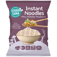 ZUPA BŁYSKAWICZNA Z MAKARONEM, MISO I GRZYBAMI SHIITAKE BEZGLUTENOWA BIO 90 g - TERRASANA