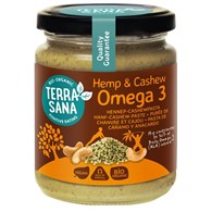 KREM OMEGA-3 Z ORZECHÓW NERKOWCA I NASION KONOPI BIO 250 g - TERRASANA
