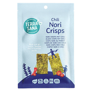 CHIPSY NORI Z CHILI BEZGLUTENOWE BIO 16 g - TERRASANA