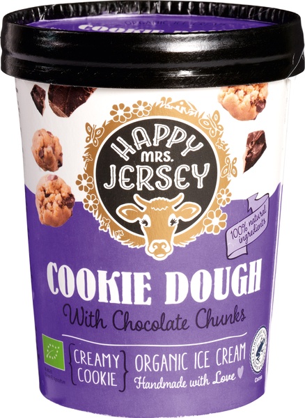 Lody waniliowe z kawałkami ciastek i czekolady bio 500 ml