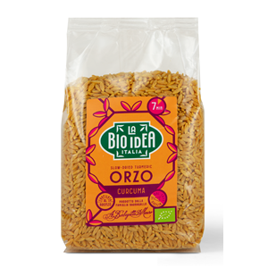 MAKARON (ORZO Z KURKUMĄ I CZARNYM PIEPRZEM) BIO 400 g - LA BIO IDEA