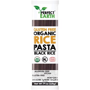 MAKARON RYŻOWY CZARNY BEZGLUTENOWY BIO 225 g - PERFECT EARTH