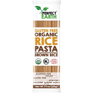 MAKARON RYŻOWY BRĄZOWY BEZGLUTENOWY BIO 225 g - PERFECT EARTH