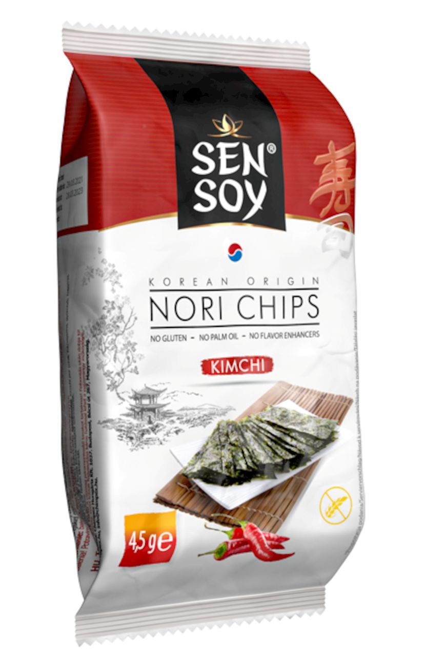 Chipsy nori kimchi bezglutenowe 4,5 g