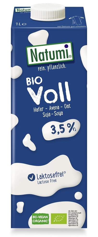Napój owsiano - sojowy 3,5 % bez dodatku cukrów bio 1 l
