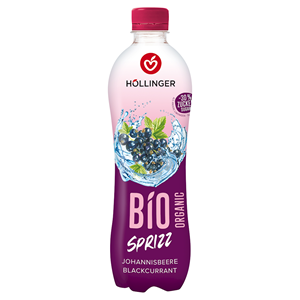 NAPÓJ GAZOWANY CZARNA PORZECZKA 30 % MNIEJ CUKRU BIO 500 ml - HOLLINGER