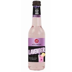 DRINK MUSUJĄCY BEZALKOHOLOWY O SMAKU LAWENDY BIO 330 ml - HOLLINGER