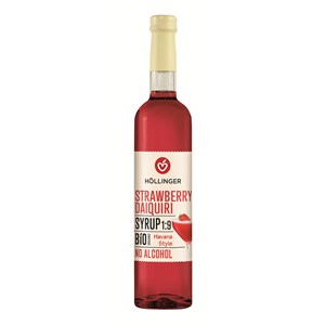 SYROP DO DRINKÓW I KOKTAJLI STRAWBERRY DAIQUIRI BIO 500 ml - HOLLINGER