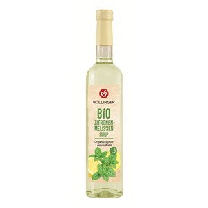 SYROP O SMAKU CYTRYNY Z MELISĄ BIO 500 ml - HOLLINGER