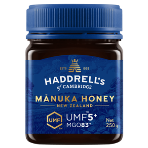 MIÓD MANUKA MGO 83+ 250 g - HADDRELL'S OF CAMBRIDGE